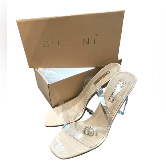Billini Odina Ankle Strap Sandal in Nude Patent (9-NIB | 7 NWOB) - Picture 8 of 8